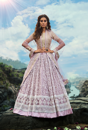 Lilac Lehenga Choli