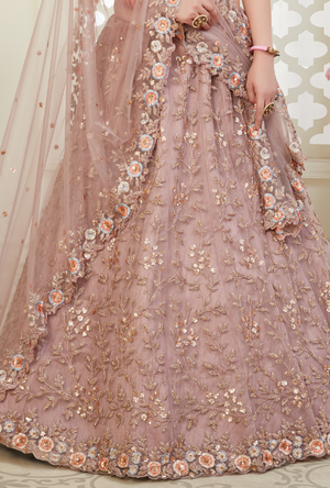 Dusty Pink Lehenga Choli