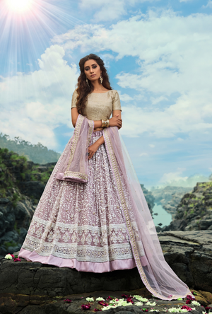 Lilac Lehenga Choli