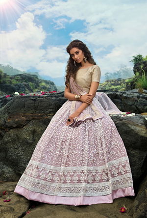 Lilac Lehenga Choli