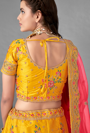 Yellow Lehenga Choli