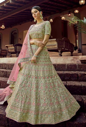 Green Lehenga Choli