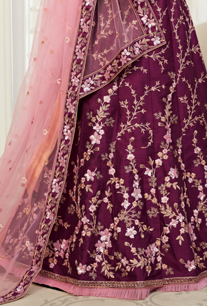 Maroon Lehenga Choli