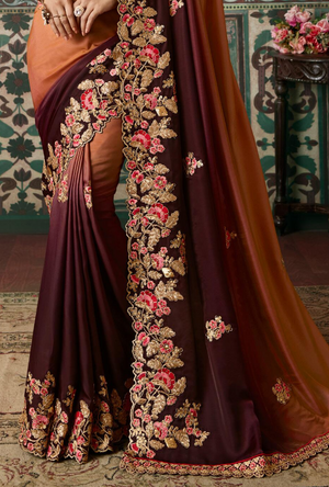 Multicolor Saree