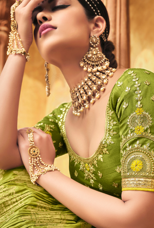 Green Lehenga Choli set