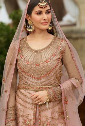 Pink Anarkali Suit