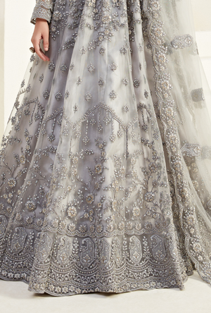 Silver Lehenga Choli