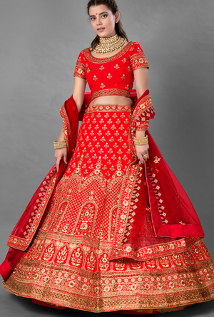 Red Lehenga Choli