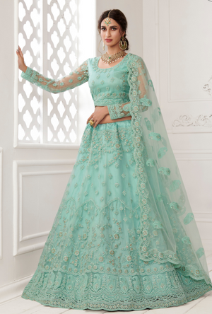 Light Blue Lehenga Choli