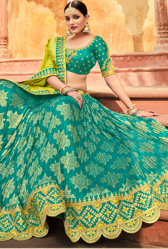 Blue Lehenga Choli set