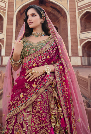 Bridal Multicolour Lehenga