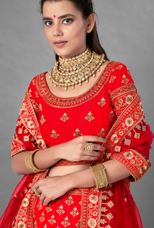 Red Lehenga Choli