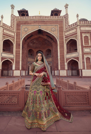 Bridal Multicolour Lehenga