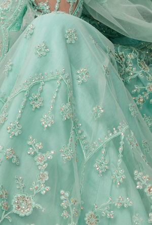 Light Blue Lehenga Choli