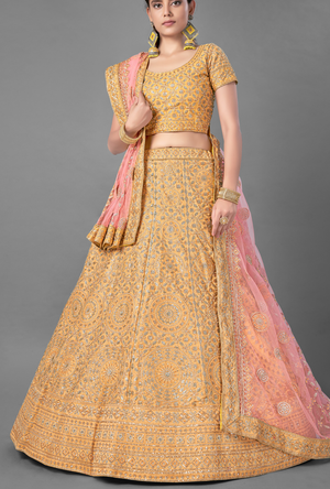 Yellow Lehenga Choli