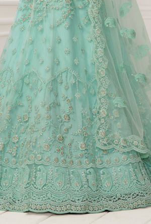 Light Blue Lehenga Choli