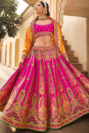 Pink Lehenga Choli set