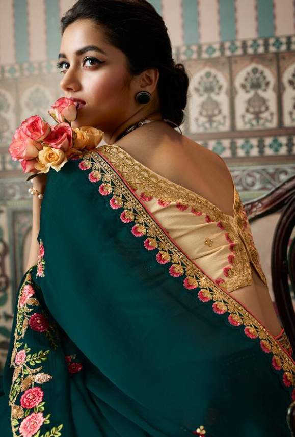 Green Saree