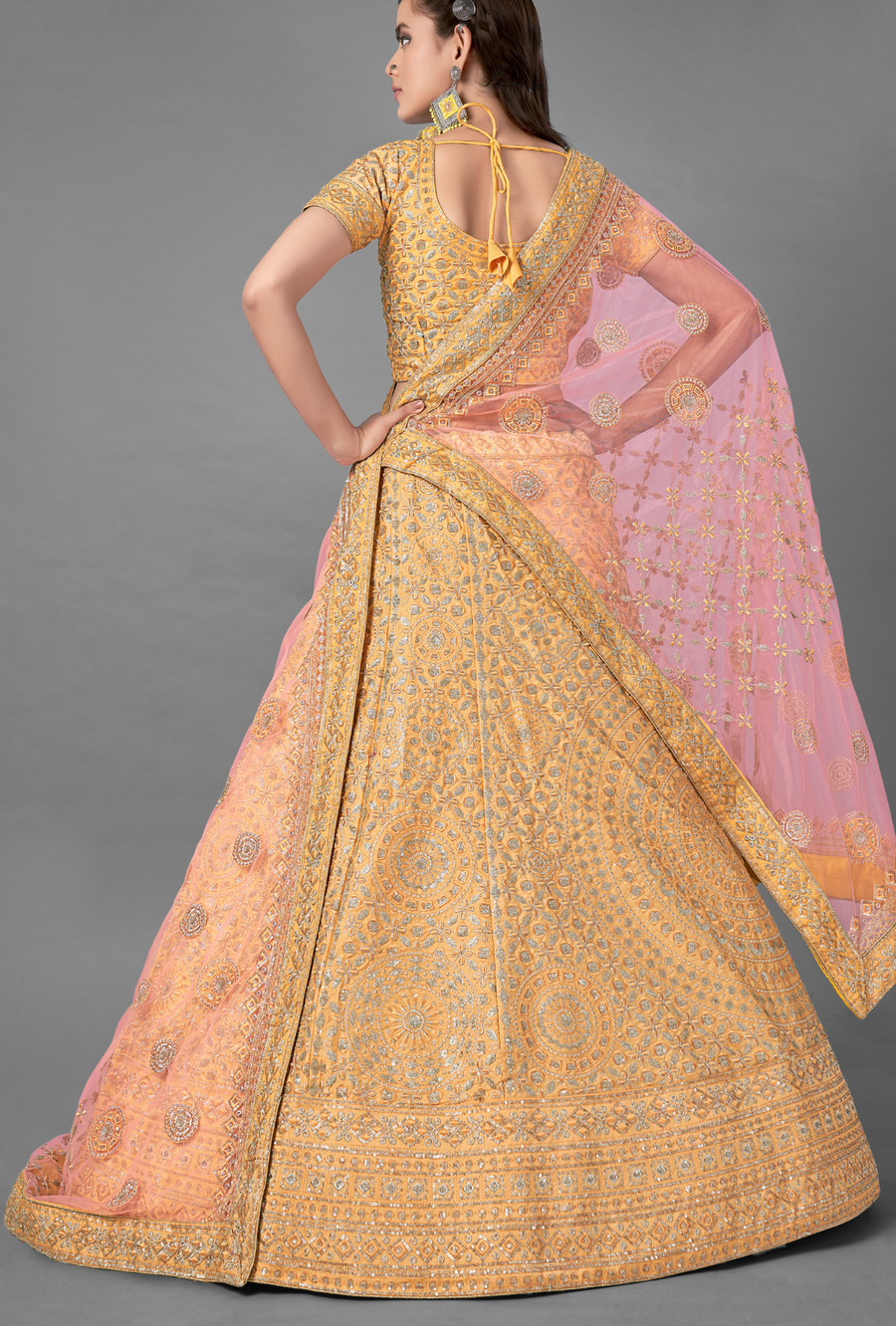 Yellow Lehenga Choli