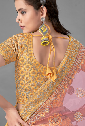 Yellow Lehenga Choli