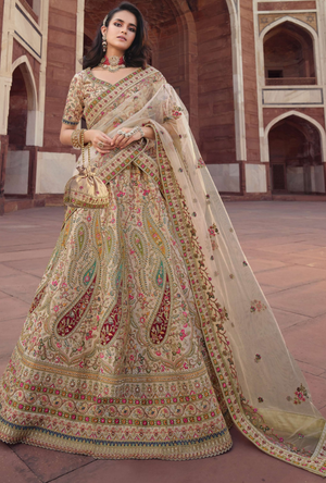 Bridal Multicolour Lehenga