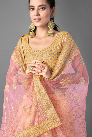 Yellow Lehenga Choli