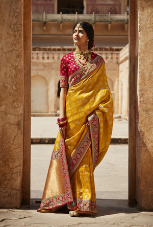 Multicolor Designer Saree