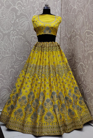 Yellow Lehenga Choli