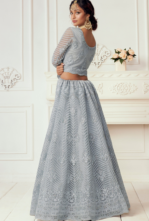 Light Blue Lehenga Choli