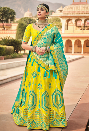 Yellow Lehenga Choli set