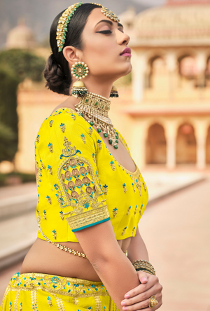 Yellow Lehenga Choli set