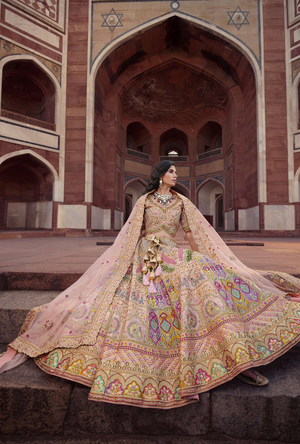 Bridal Multicolour Lehenga