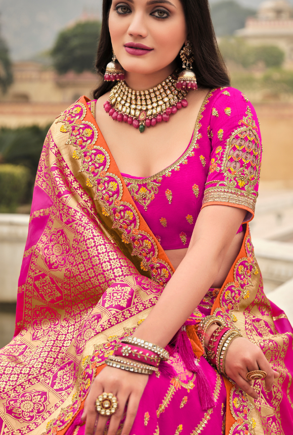 Pink Lehenga Choli set