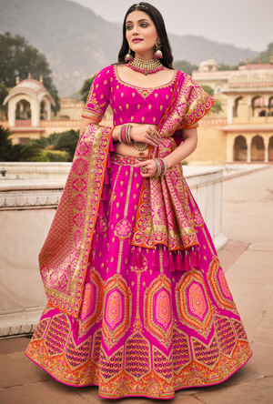 Pink Lehenga Choli set