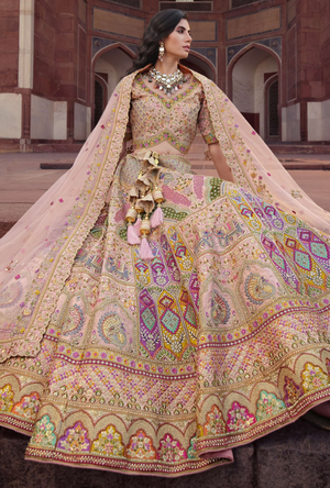 Bridal Multicolour Lehenga