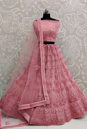 Pink Lehenga Choli