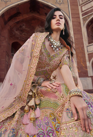 Bridal Multicolour Lehenga