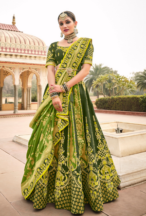 Green Lehenga Choli set