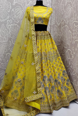 Yellow Lehenga Choli