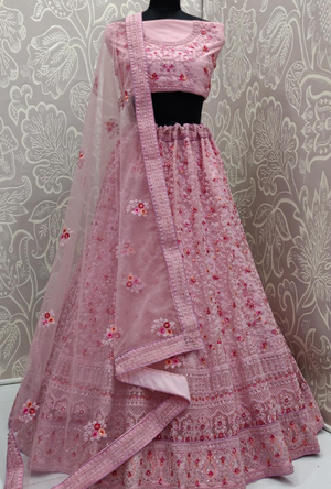 Pink Lehenga Choli