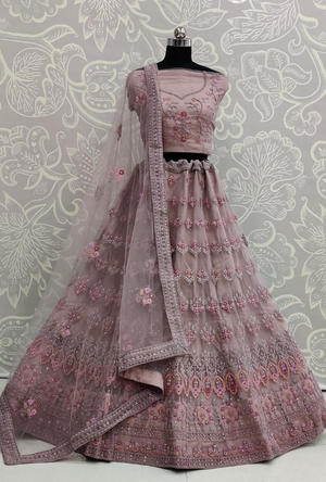 Dark pink Lehenga Choli