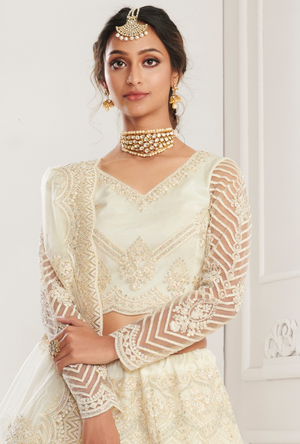 White Lehenga Choli