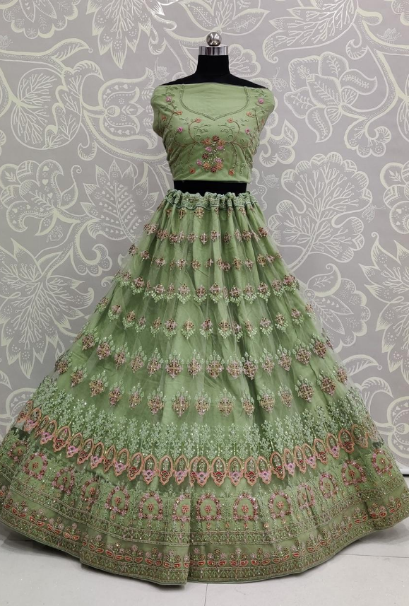 Green Lehenga Choli