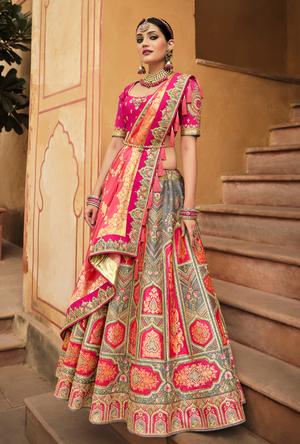 Pink Lehenga Choli set