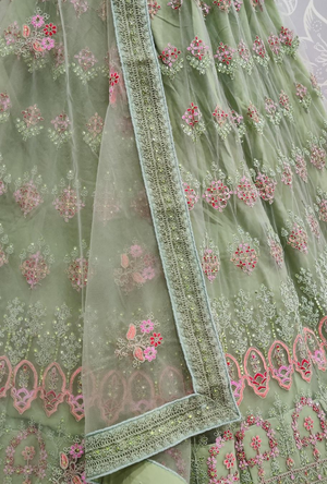 Green Lehenga Choli