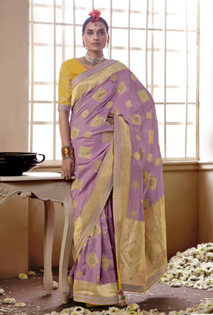 Purple Saree