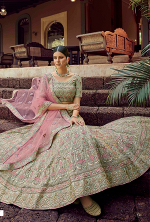 Green Lehenga Choli