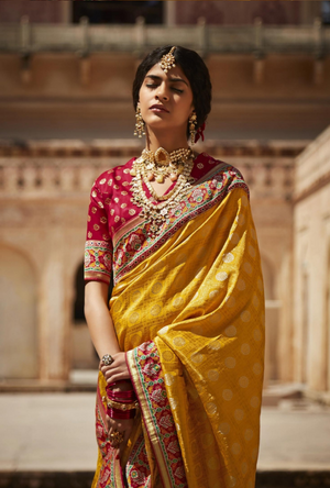 Multicolor Designer Saree