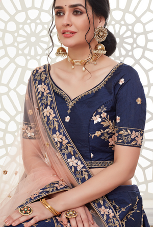 Blue Lehenga Choli