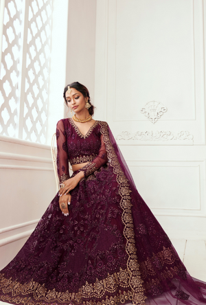 Maroon Lehenga Choli